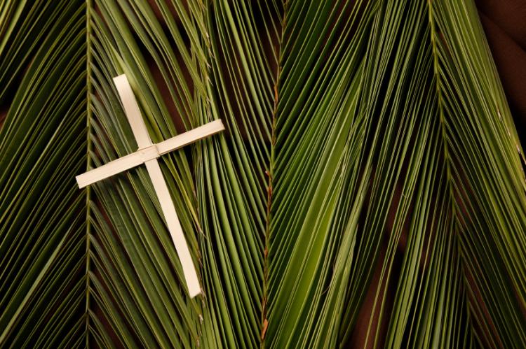 Palm crosses are available to take away in the Chapel.