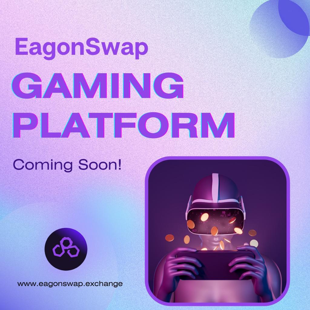 EagonAlpha's tweet photo. Eagonswap introducing the first P2E Gamifications Partnership.

More update coming soon! https://t.co/iWpUTVN1jI