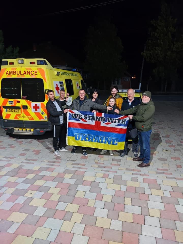 Just on the ferry home to UK after delivering 2 x ambulances to Vylok - Ukriane yesterday morning to the Mayor and Deputy Mayor. A special relationship forming every visit, so proud of my community for stepping up in Ukraines time of need. Thank you to everyone donating too ❤️