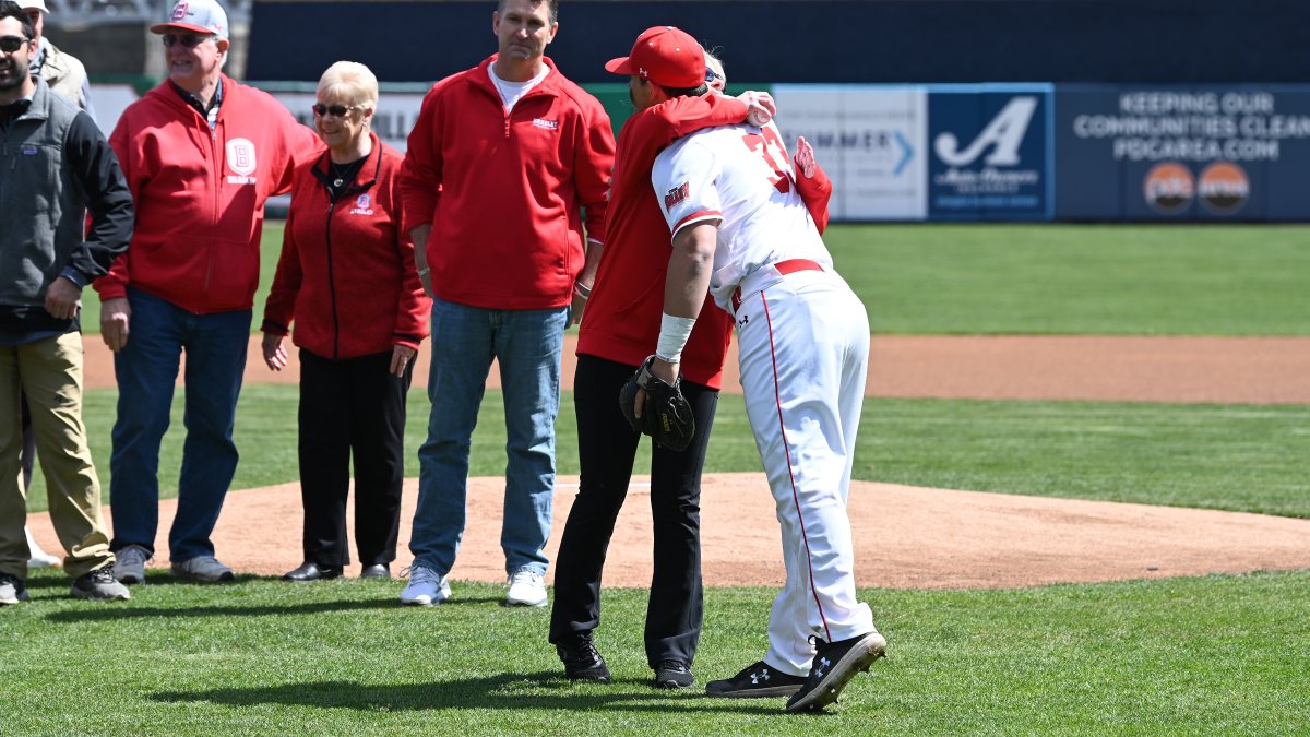 BradleyBaseball's tweet photo. Remembering Mitch Janssen this weekend – forever our teammate, friend and family ♥️♥️♥️ https://t.co/O6XEu0lmRm