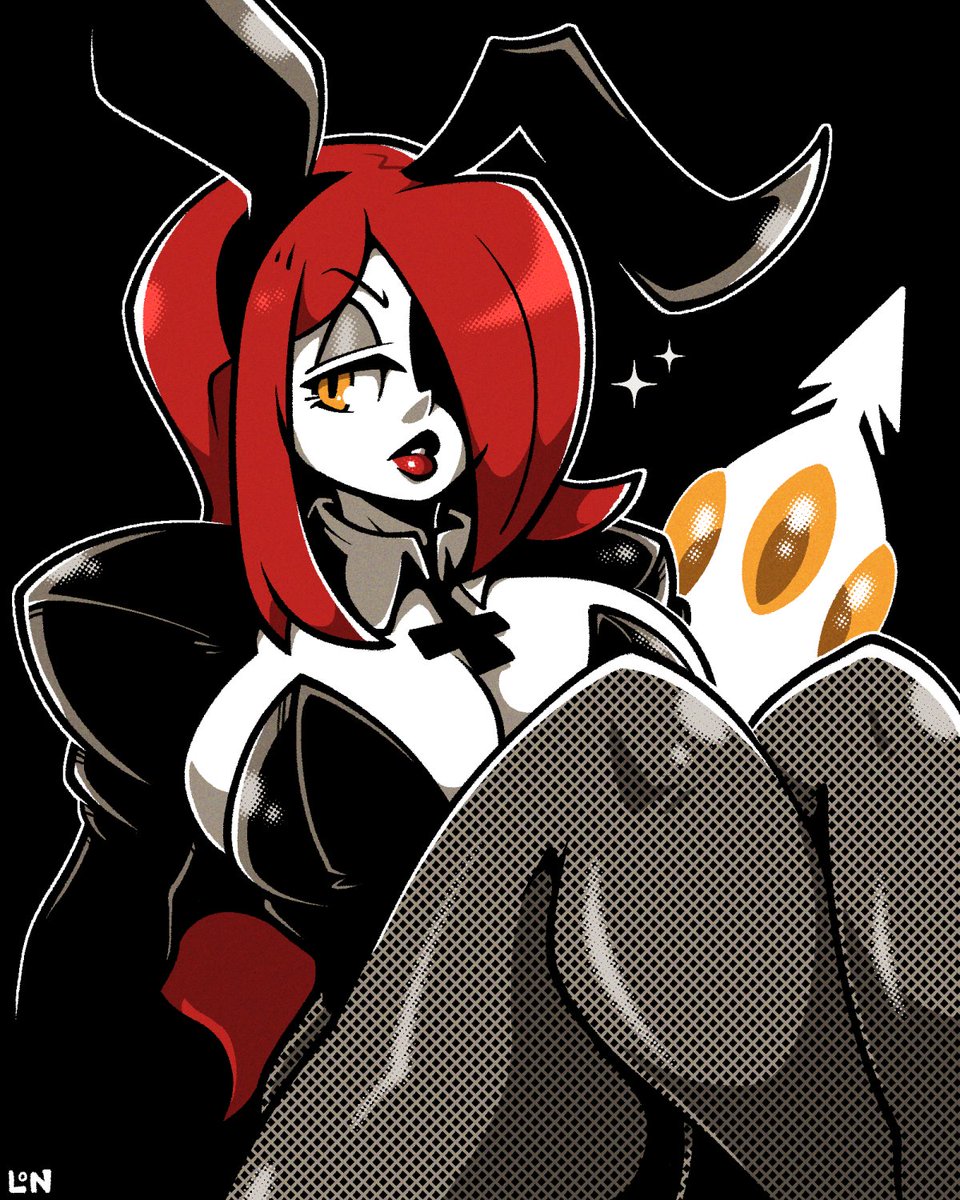LegendofNerd's tweet photo. Bunny Parasoul ☂️ https://t.co/kntsSQzMno