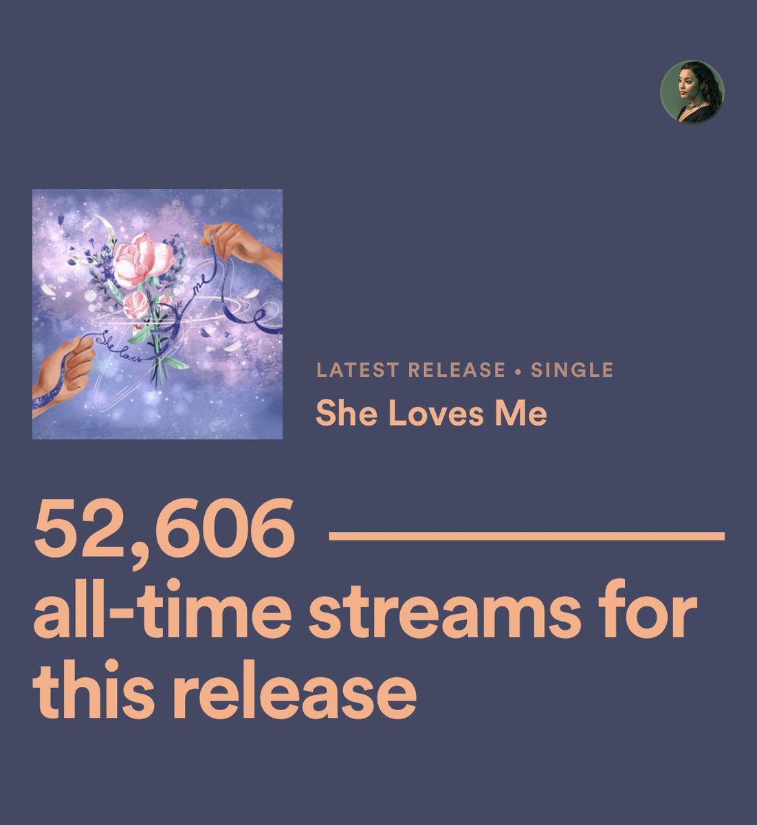 Thank you so much for listening to She Loves Me! 
I am so excited to share that we crossed 50k 🤞🏾
Here’s to filling our digital world with more music that doesn’t fit a box 📦 #shelovesme #ambient #spokenword #poetry #indianmusicians