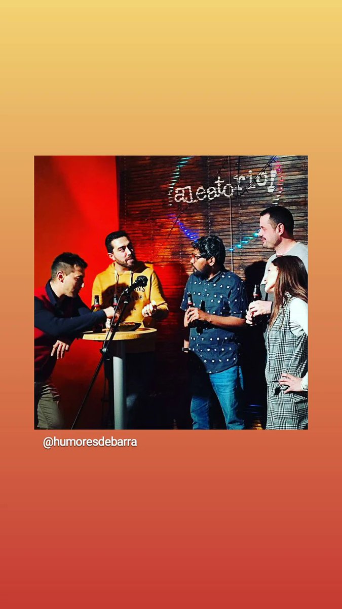 RobyMenor's tweet photo. El próximo lunes 11 de abril tendremos nueva sesión de @humoresdebarra en el @elchulomadrid

No os lo perdáis👇

https://t.co/4a1B8FdSrP

#standup #risas😂 #ociomadrid #lunes #lunesdemotivacion #monólogos #humor #standupmadrid #monologos #jajaja #jajajaja #juja #ja #Seguimos https://t.co/dzUYGZ2TOT