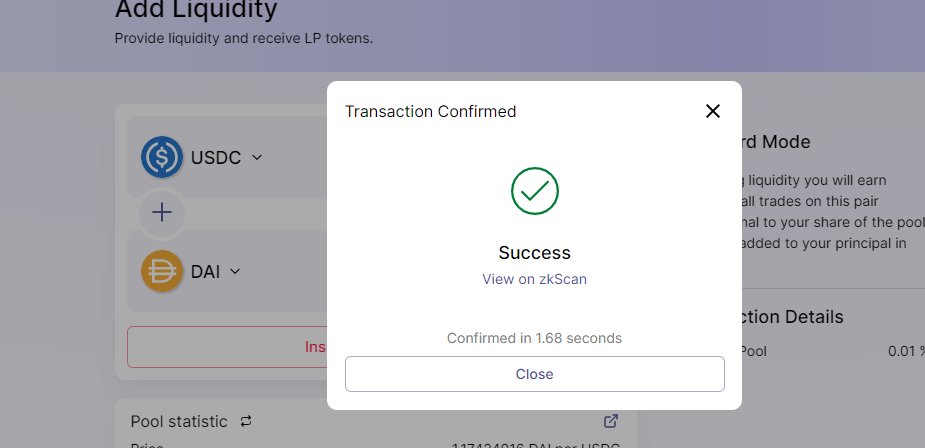 WangYin003's tweet photo. We are so thrilled to announce that SyncSwap is now live on the zkSync 2.0 Goeril testnet, revealing the first chapter of our journey into the zkVerse.

https://t.co/MzerbDlBtu

#L222 #zksync #ZKRollups #Ethereum #DEX #exchange #DeFi #Testnet https://t.co/HAeIgUKTQf
