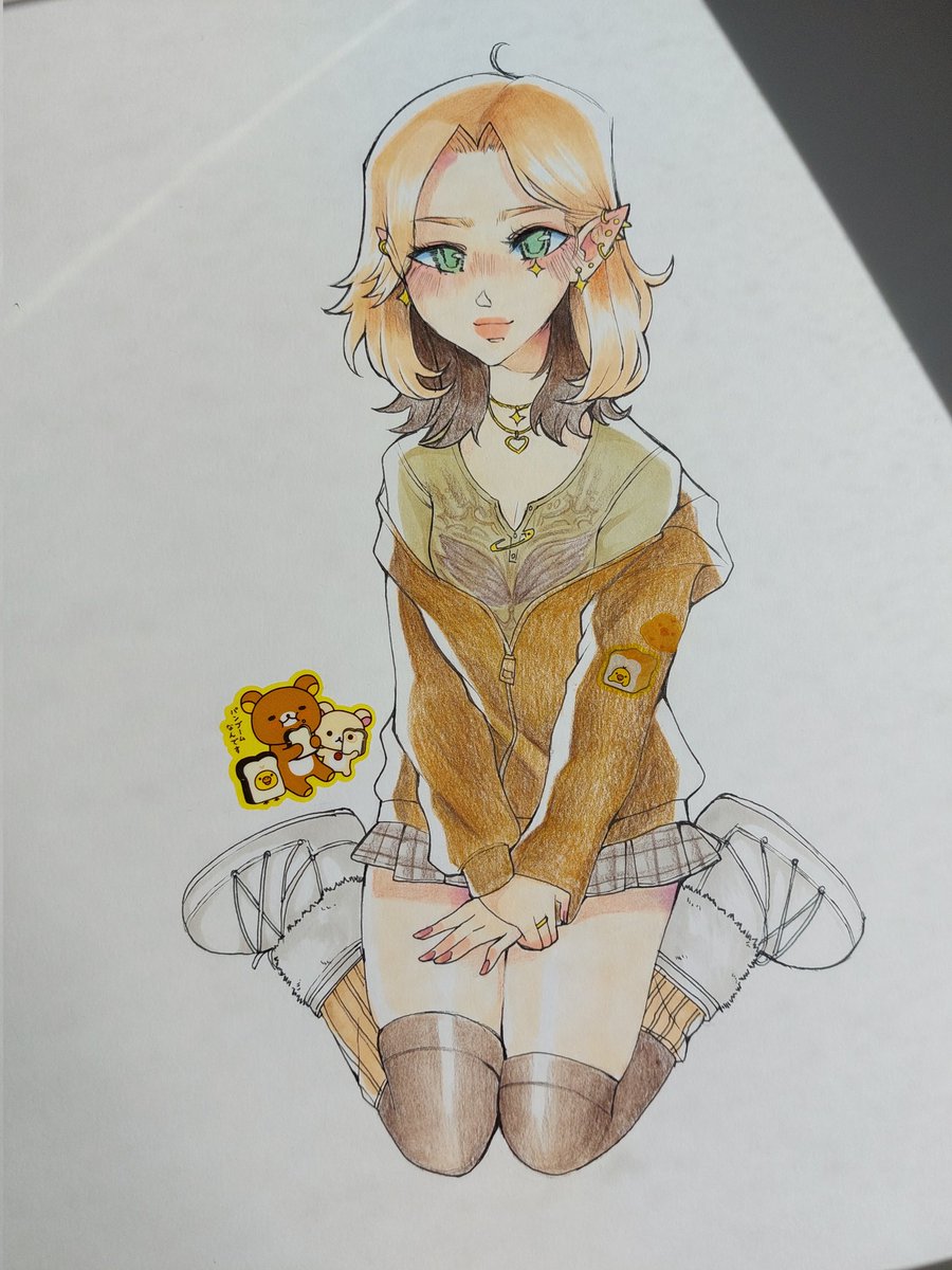 ChibiShyDemon's tweet photo. Once you stopped posting its so hard to come back again AH 
But here- elf girl 🐻🐾 https://t.co/vvthV4P5rt