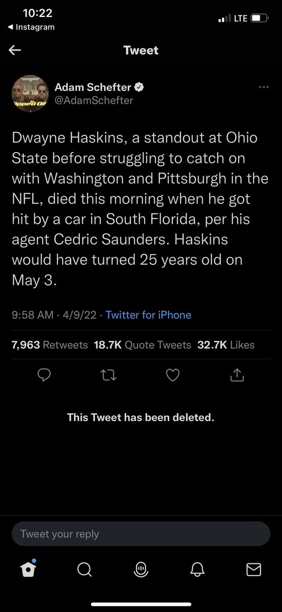 CiancioRj's tweet photo. @espn @NFL Is @AdamSchefter going to be reprimanded hot his disgusting comments? https://t.co/jQV8nRgiFo