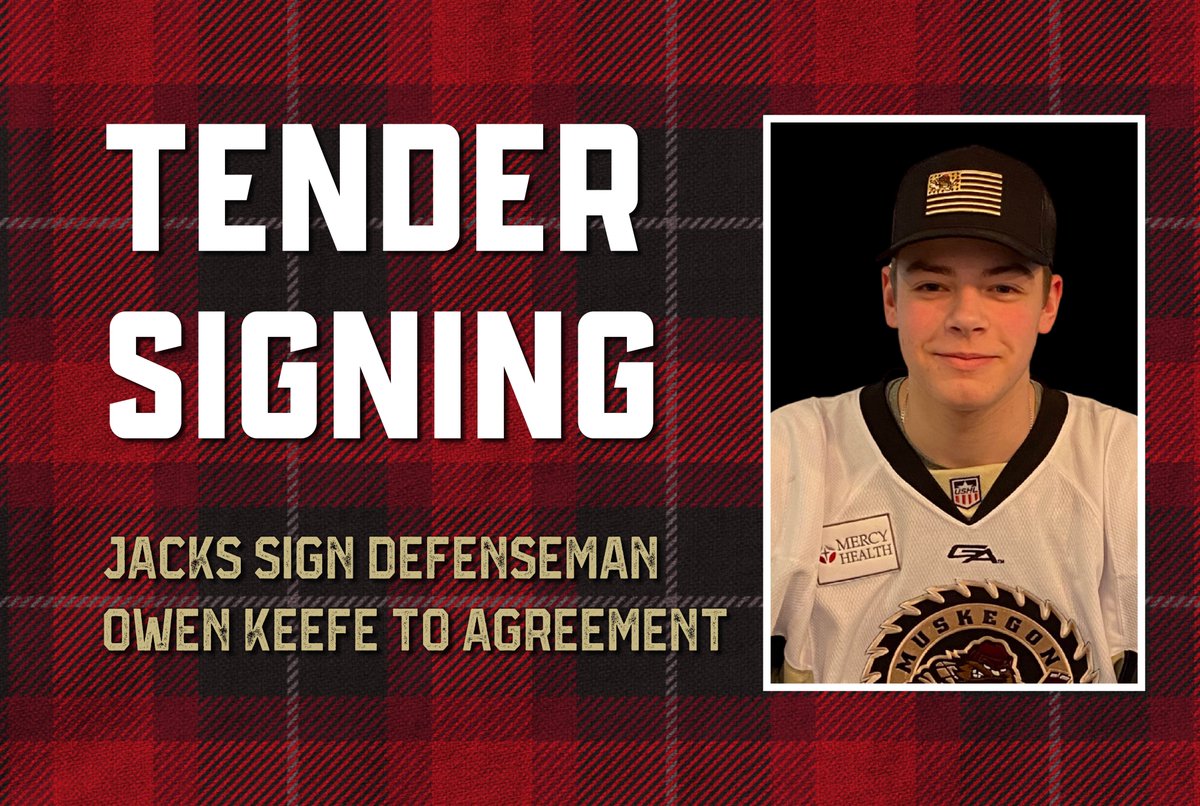 USHL (@ushl) on Twitter photo The <a href="/MuskegonJacks/">Muskegon Lumberjacks</a> have signed Owen Keefe to a Tender Agreement, forgoing its second round selection in the 2022 USHL Phase I Draft. #WhosNext 
ushl.com/news_article/s… The <a href="/MuskegonJacks/">Muskegon Lumberjacks</a> have signed Owen Keefe to a Tender Agreement, forgoing its second round selection in the 2022 USHL Phase I Draft. #WhosNext 
ushl.com/news_article/s…
