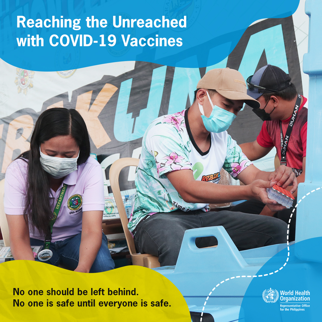 World Health Organization Philippines on Twitter: "Now is the time to