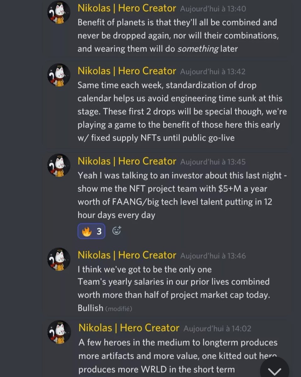 MadMax_HG's tweet photo. Here are my @HeroGalaxyNFT daily alpha news !!
On the menu today we have infos on Planet heads, staking details and rewards and more... π
#NFT #HeroGalaxy #NFTWorld #Minecraft #bluechipP2E https://t.co/bplRu7nIA7