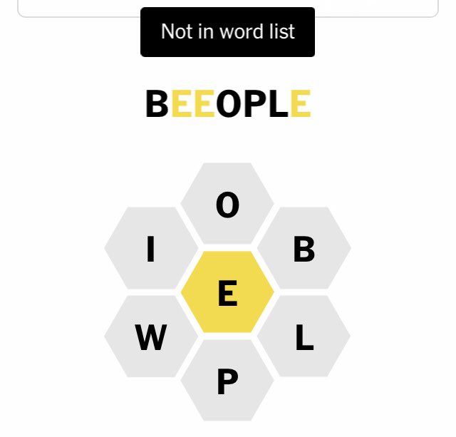 GreenKitchen's tweet photo. Haven’t had my coffee yet. #spellingbee #hivemind https://t.co/YEhTyxy8ek