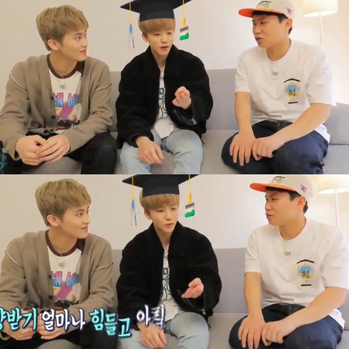 เหมือนน้องแจมินนั่งต่อราคาบ้านอะ จริงจังมาก จะขาดทุนไม่ได้ ต้องเอาให้คุ้ม ส่วนม้าคคือนั่งฟังรอจ่ายเงิน คับเทอว่าดีพี่ก็ว่าได้5555555555555