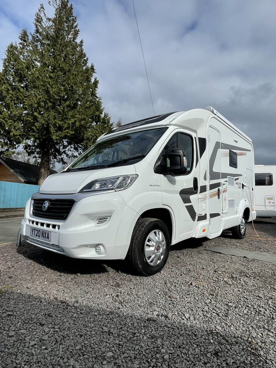 Sy45rp's tweet photo. Swift Compact Escape C205 Fixed bed under SIX METERS! #motorhomes #swift #swiftescape https://t.co/LvlrN019x8