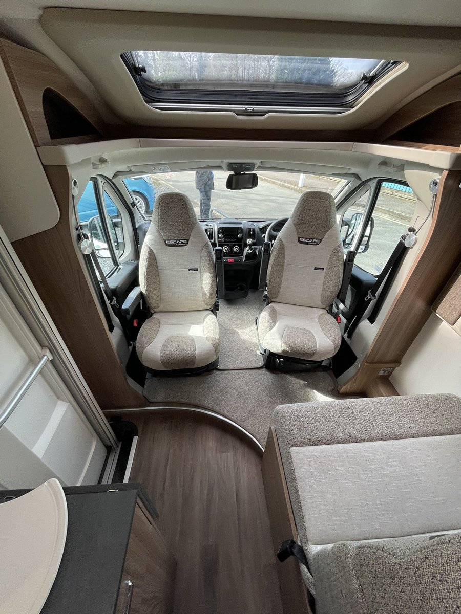 Sy45rp's tweet photo. Swift Compact Escape C205 Fixed bed under SIX METERS! #motorhomes #swift #swiftescape https://t.co/LvlrN019x8