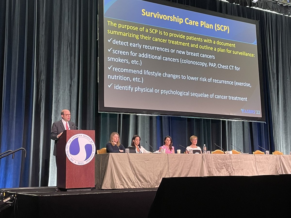 A true star-studded panel to discuss #survivorship. I’m very excited for this session! #ASBrS22