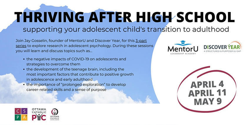 TDOttawa's tweet photo. Thriving After High School  - April 11 7:30 p.m. free online parent session - find out more from @OttawaCSPA  https://t.co/V4uZwdO65e #ocsb #Transitions https://t.co/b0I4gjS1Bl
