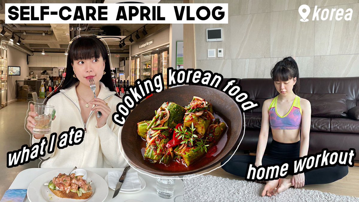 q2han's tweet photo. Self-care APRIL Vlog🇰🇷: home workout, what I ate, cooking Korean food🥟, picnic🧺👉🏻 https://t.co/brCQ0k5yVY https://t.co/URLeSFxsuU
