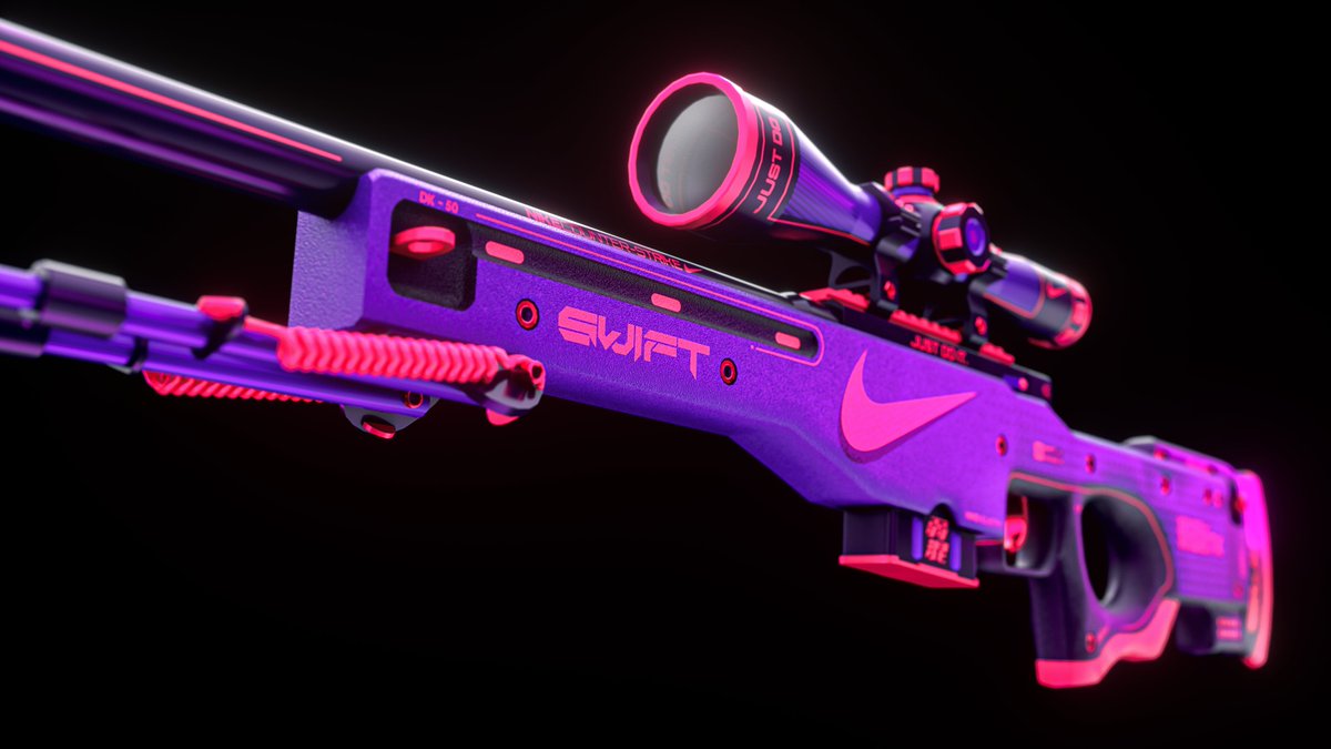 peiksprod's tweet photo. NIKE SWIFT🟣

Discover the SWIFT skin for the AWP model on @CSGO game.

#NIKEESPORTSHOP 

More shots + Sketchfab in reply⤵️ https://t.co/HL2eS95aNc