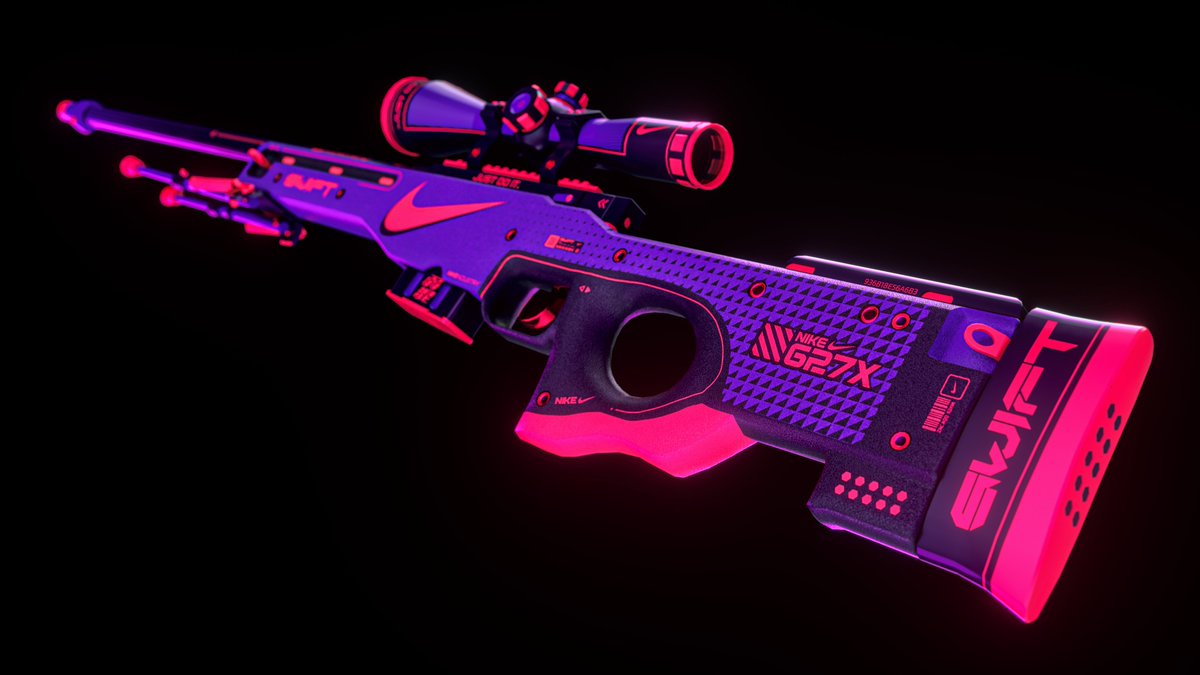peiksprod's tweet photo. NIKE SWIFT🟣

Discover the SWIFT skin for the AWP model on @CSGO game.

#NIKEESPORTSHOP 

More shots + Sketchfab in reply⤵️ https://t.co/HL2eS95aNc