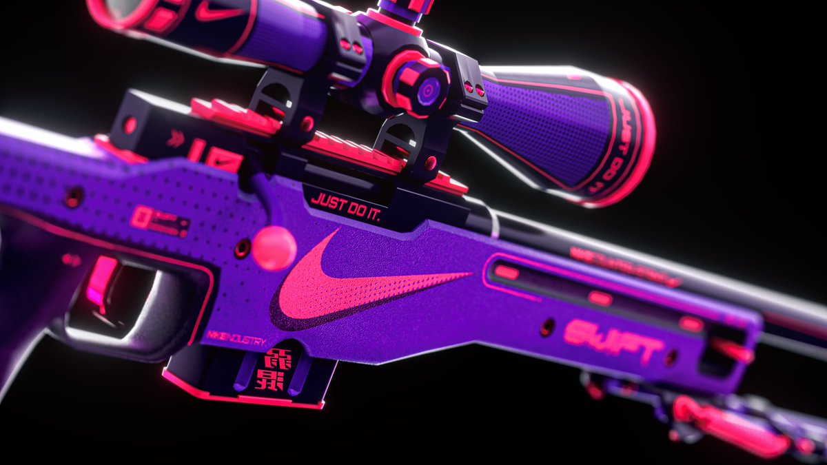 peiksprod's tweet photo. NIKE SWIFT🟣

Discover the SWIFT skin for the AWP model on @CSGO game.

#NIKEESPORTSHOP 

More shots + Sketchfab in reply⤵️ https://t.co/HL2eS95aNc