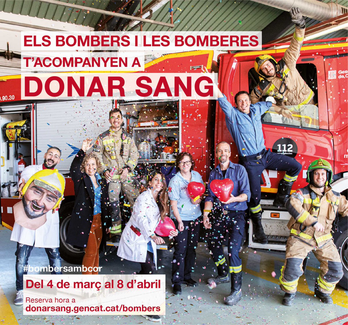 bomberscat's tweet photo. La campanya #Bombersambcor del Banc de Sang i Teixits @donarsang amb els #bomberscat suma 3500 donacions. 🚒❤️💪

🩸Moltíssimes gràcies !

Nota de premsa amb el detall per municipis 👇

 https://t.co/mvjWpiYIpX https://t.co/ksRwJmQeDV