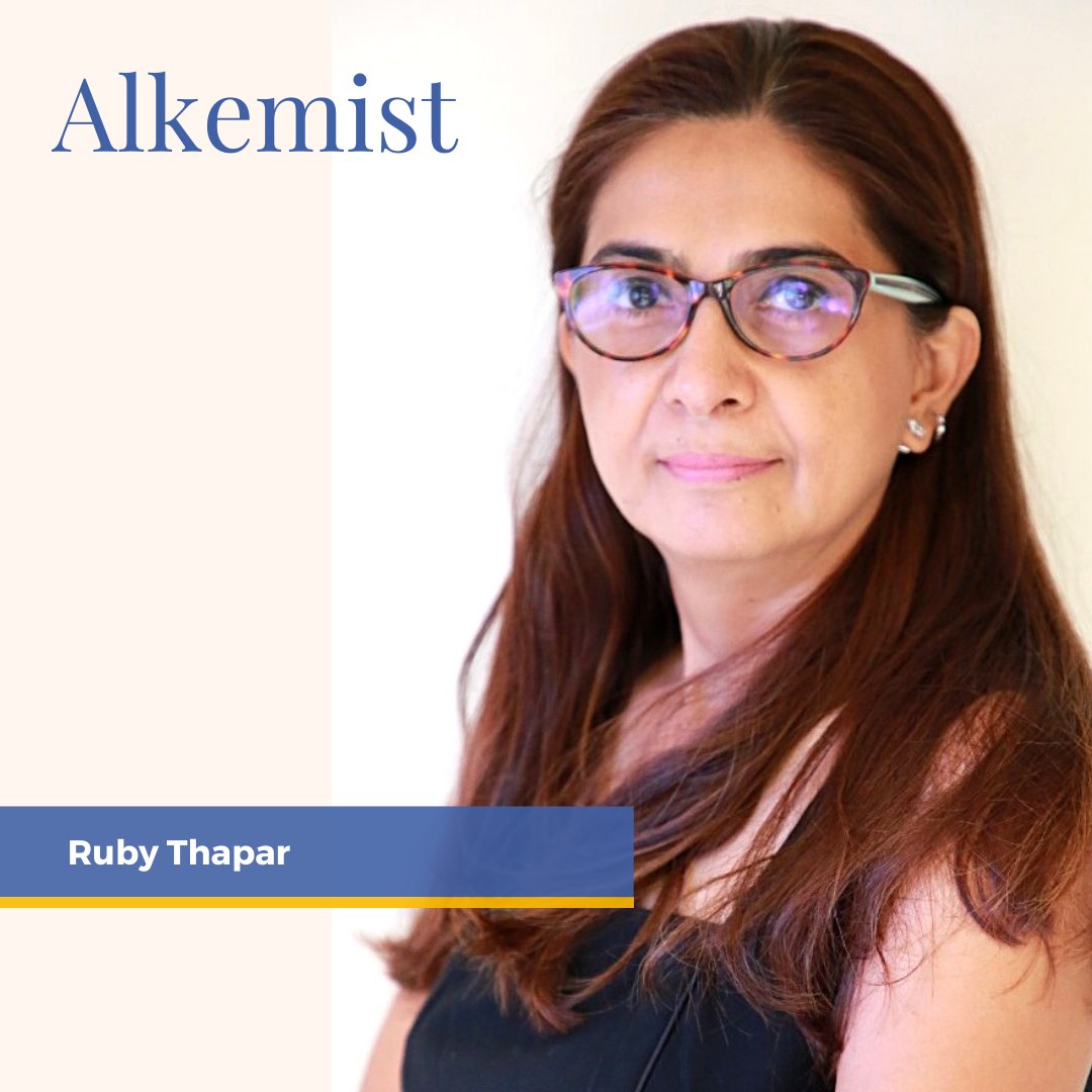 katalyst_india's tweet photo. Meet #Alkemist coach: Ruby Thapar

Ruby Thapar, is an Independent reputation, branding, crisis, and sustainability strategist, an executive coach, and an uncertified yoga junkie. https://t.co/Mt0ItUE8q0
