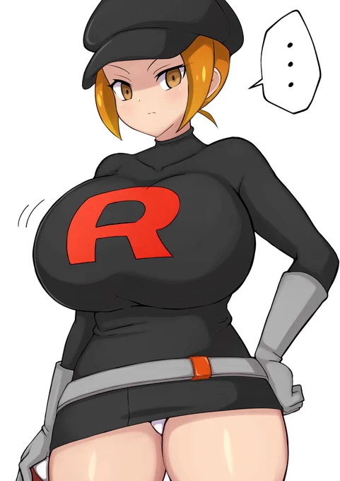 ロケット団したっぱちゃん描きました 