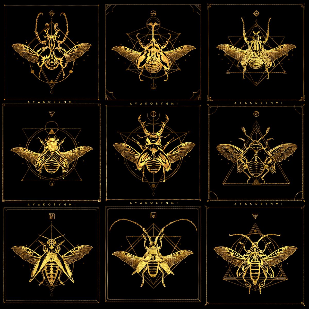 ayakosynmi's tweet photo. Which Beetle is your favorite?

#CNFTs #CNFT #Cardano #CardanoCommunity #CardanoNFT #nftart #CNFTCommunity #tattoodesign #NFT #NFTs https://t.co/TkSfIArHAs