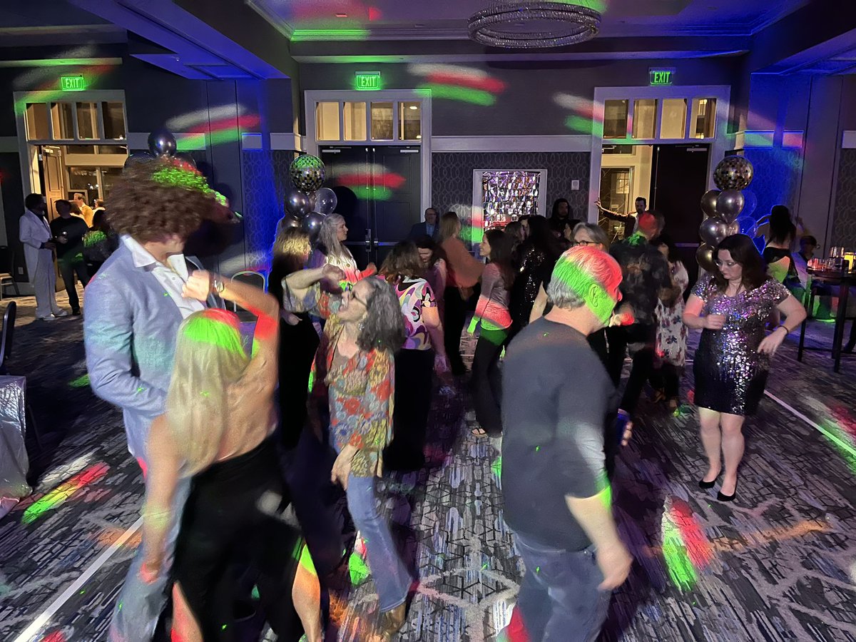 JTMooreMS's tweet photo. Oh what a night! Thanks to everyone that came out to sing, dance, donate, and volunteer - you made this event one to remember! #DiscoIsNotDead #SpringForMoore ❤️💛 https://t.co/RXhZrPt5uk