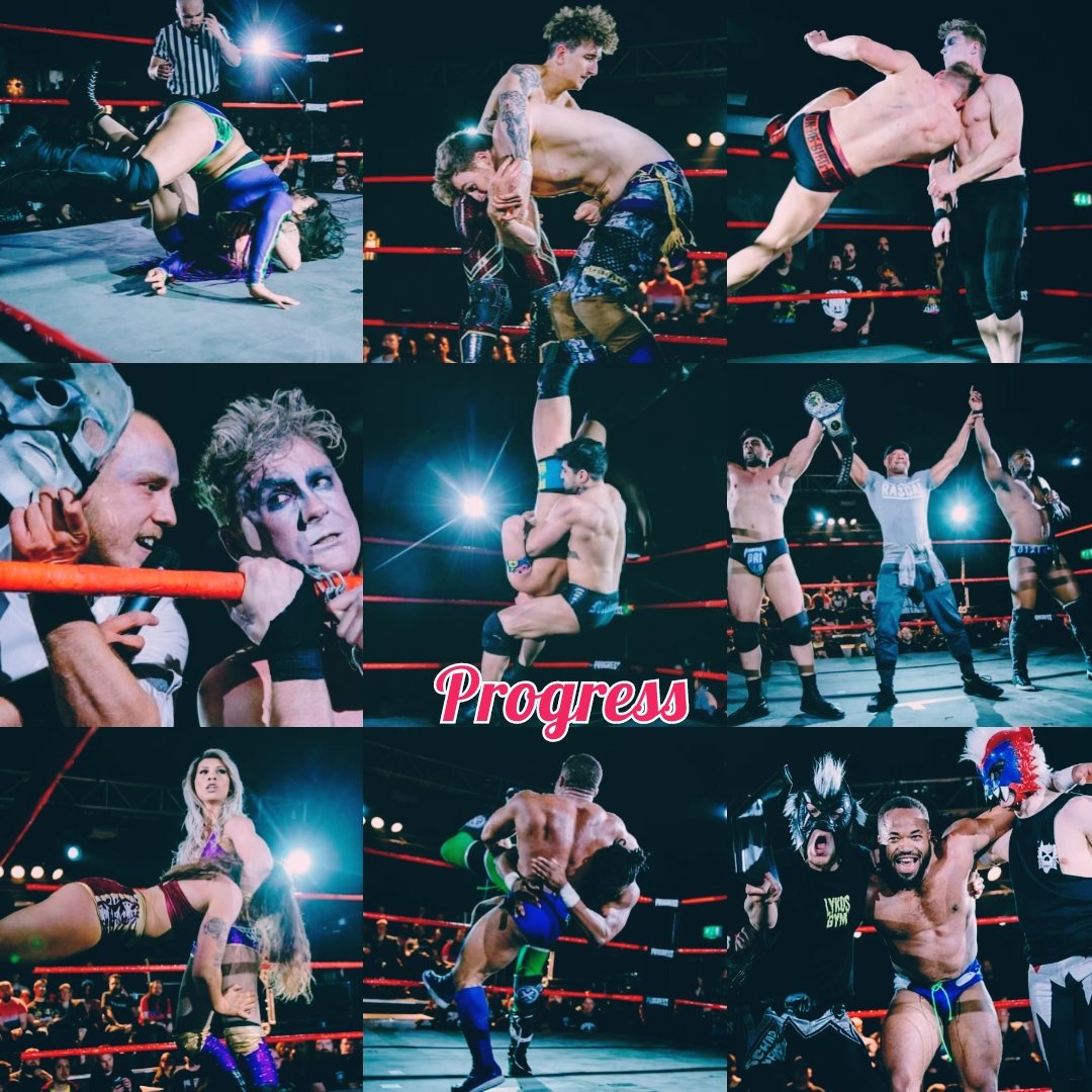 lyf_pro's tweet photo. #ProfessionalWrestling #ProWrestling #LiveCoverage #ProgressWrestling #Chapter131 #10thAnniversary @Rhio2020 @Laura_DiMatteo1 @Cara_Noir @DannyBlack_99 @SpikeTrivet @UNBESIEGBAR_ZAR @DEREISS_ @drillamoloney @CrowleyCarnival @GiseleShaw08 @TheJonGresham thank you @theheaddrop https://t.co/xnFauW06df