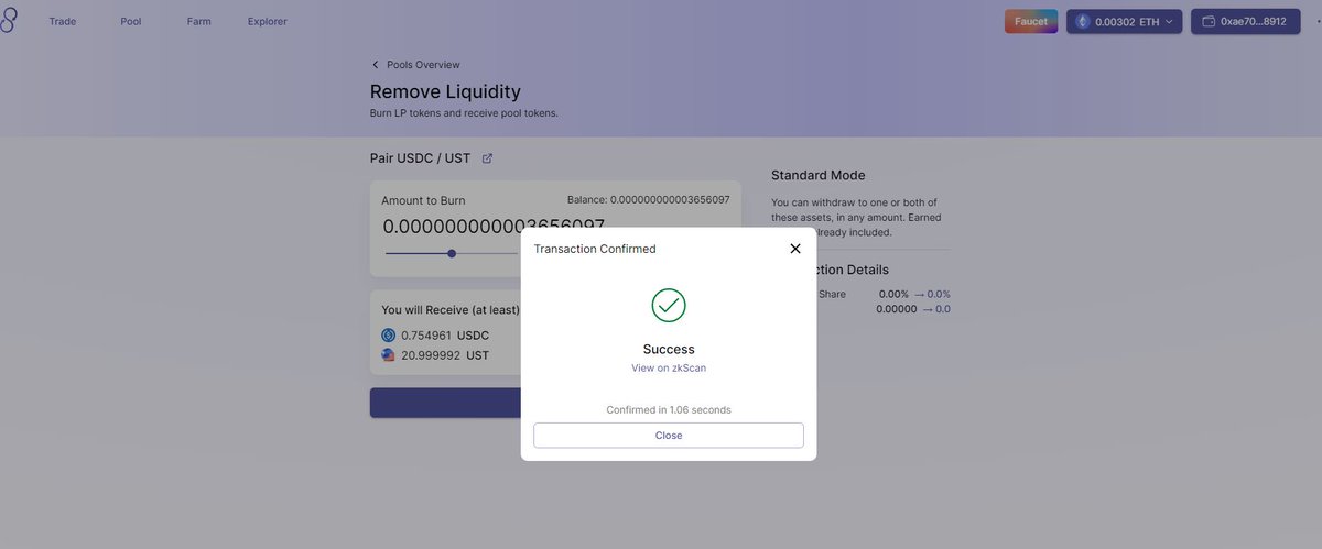 burris492's tweet photo. SyncSwap is now live on the zkSync 2.0 Goeril testnet.I just had a test. it is so smooth! 
Discord：https://t.co/xuHi1KseKy
#L222 #zkSync #Layer2 #ZKRollup #testnet #Ethereum #DeFi @syncswap https://t.co/vtpx2WWX2p