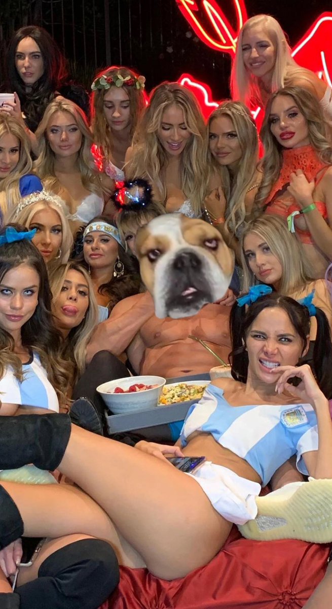 What do I expect tho being this #Woof after getting mucky paws with all these bitches #EagerBeaver