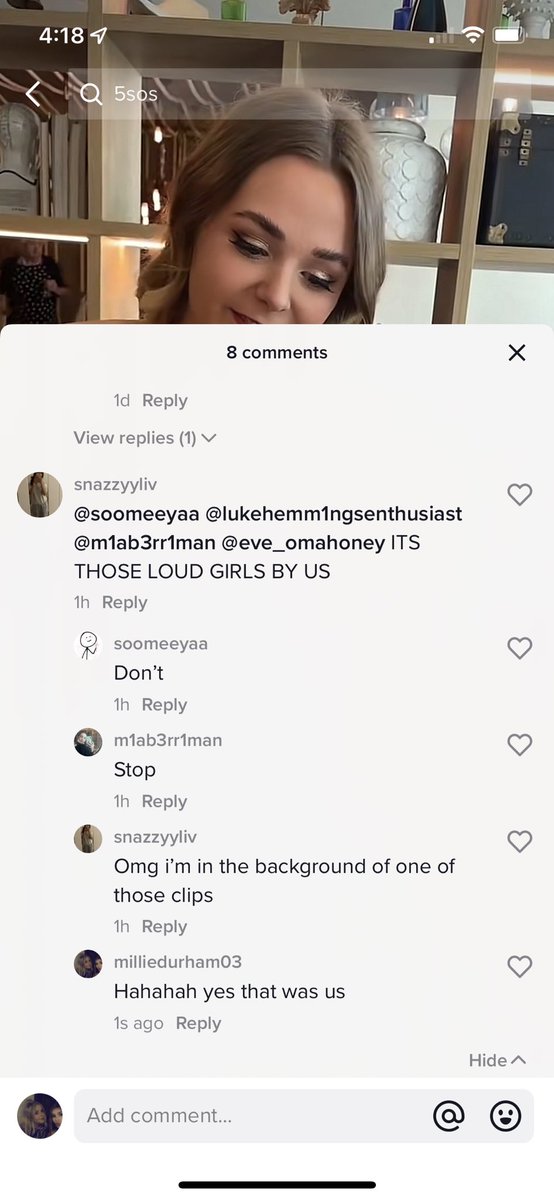 durham_millie's tweet photo. We defo had way too much fun at the 5sos concert for someone to comment this on jojos tiktok 🥴 https://t.co/l5Izfph1Lz