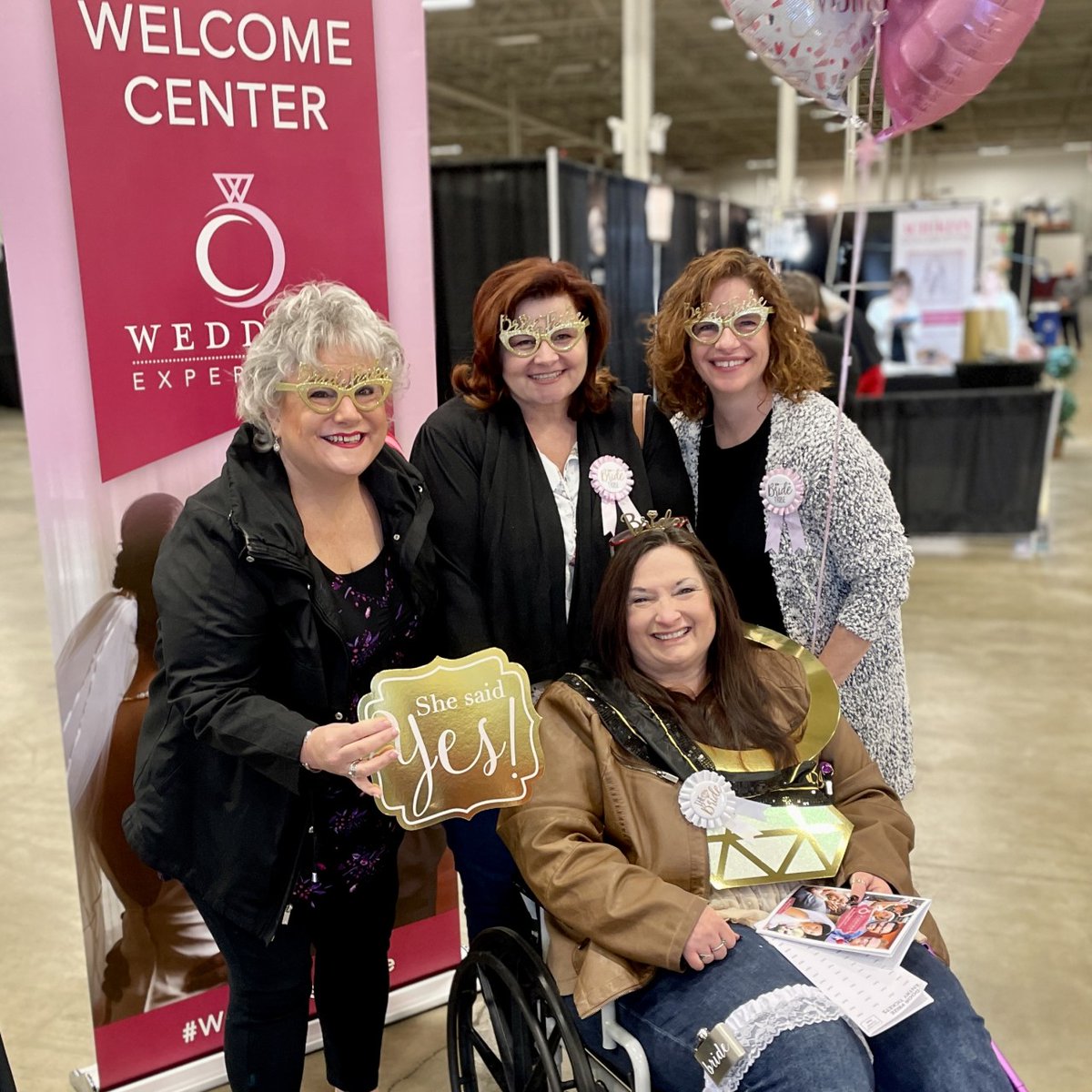 wedexpshow's tweet photo. We're off and running! If you're getting married in the DC/Northern Virginia area, you can meet local wedding pros today at Washington Wedding Experience. We're at the Dulles Expo Center in Chantilly from 11 a.m. to 4 p.m. Get your tickets at https://t.co/tlkuFH50mC. https://t.co/XLdwyViTT7