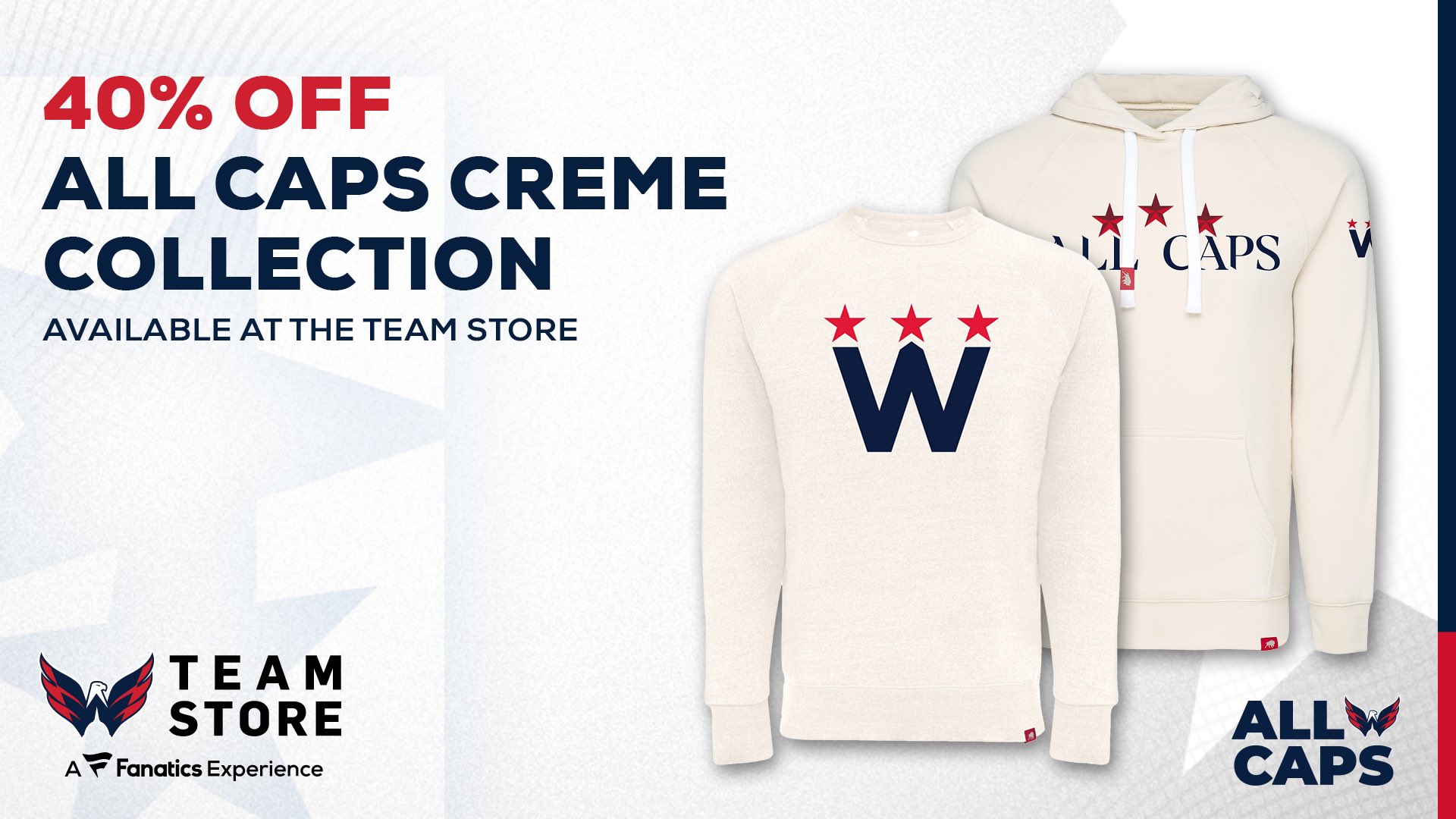Washington Capitals - Gear up for the #ALLCAPS #ALLBLOOM before puck drop.  Our cherry blossom merch will be available tomorrow at the Team Shop at  Capital One Arena, Team Store at MedStar