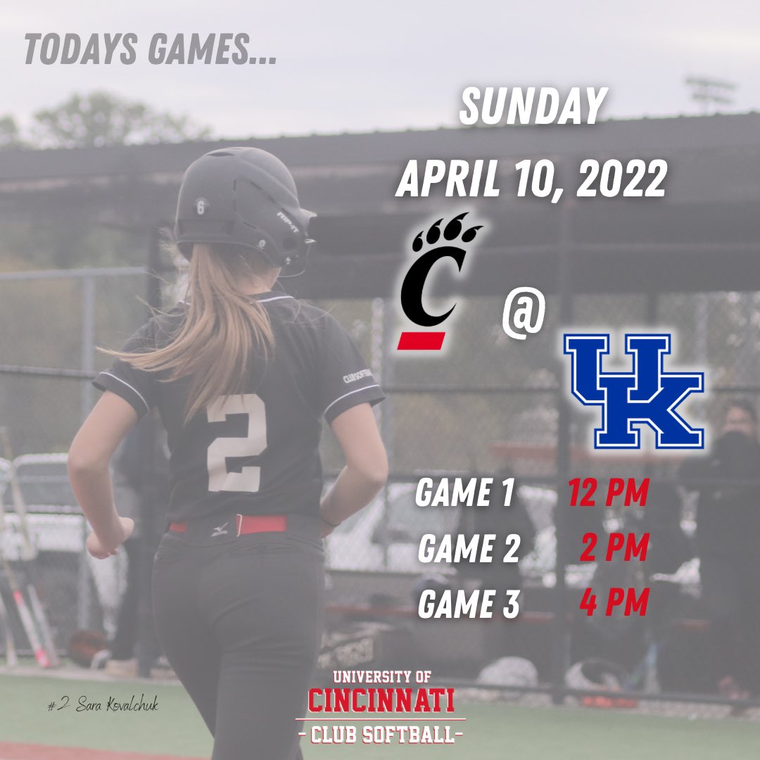 3 GAMES TODAY VS UK @ UK

12, 2, 4 PM

FOLLOW ALONG ON GAME CHANGER⚡️🔥