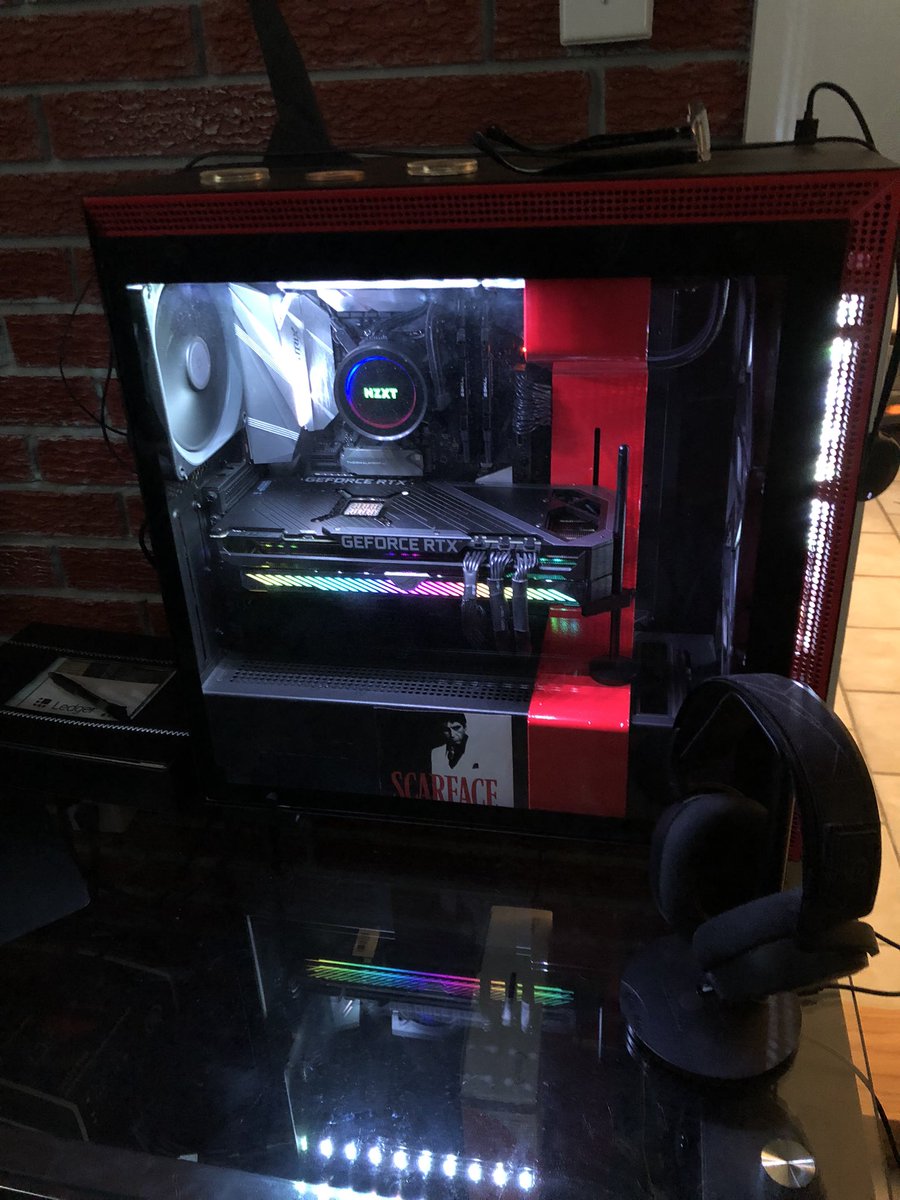 scarfaceoz1's tweet photo. @NZXT Bigger case, motherboard, Cpu, lil mo ram, and bigger psu so I can add another Gpu. https://t.co/XjNArNtysv