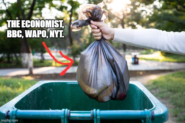 Ksammy93's tweet image. Western mainstream media in a nutshell.
#WesternMedia #WesternPress