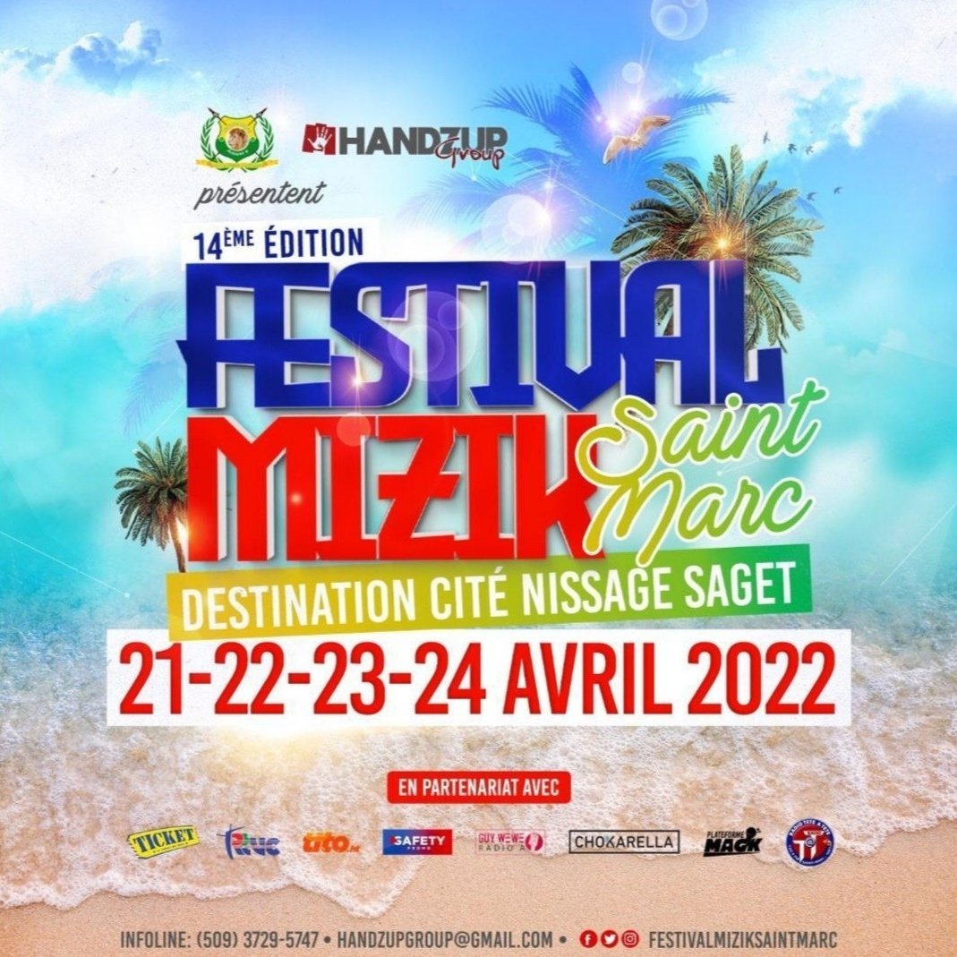 festmizikStmarc's tweet photo. Bienvenue au festival Mizik de Saint-Marc.
#festivalmiziksaintmarc https://t.co/KUWkCDP2to