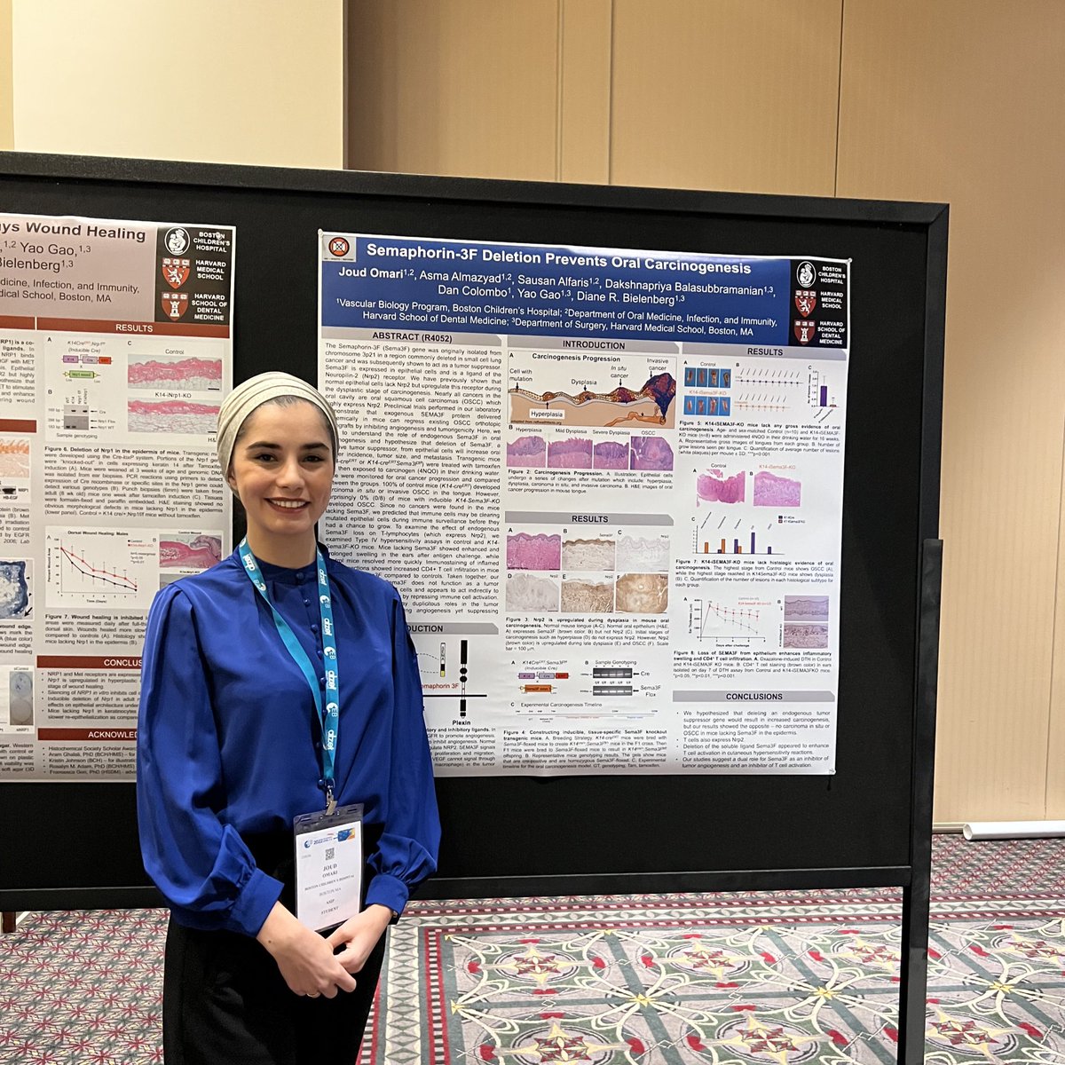 JdOmari's tweet photo. About last week at @expbio, I was honored to present my poster at the Trailblazer session and a 15-minute talk at the Molecular and Cellular Pathobiology of Cancer Minisymposium π©π»ββοΈπ©π»βπ¬
#asip @ASIPath #PathologistInTheMaking #ResearcherInTheMaking https://t.co/OPg0z69KD9