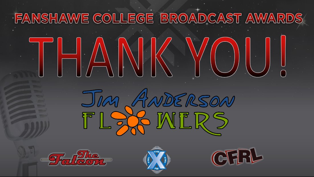 Thanks to Jim Anderson Flowers for the beautiful flower table center pieces and Brookside Banquet Centre for the wonderful venue and hospitality. <a href="/RadioFC78/">Radio Broadcasting</a> <a href="/JournalismFC78/">Broadcast Journalism</a> <a href="/FanshaweCollege/">fanshawecollege</a> #FCRadioAwards @flowerslondon <a href="/CulinaryCaters/">Culinary Catering</a> #LdnOnt @culinary_catering