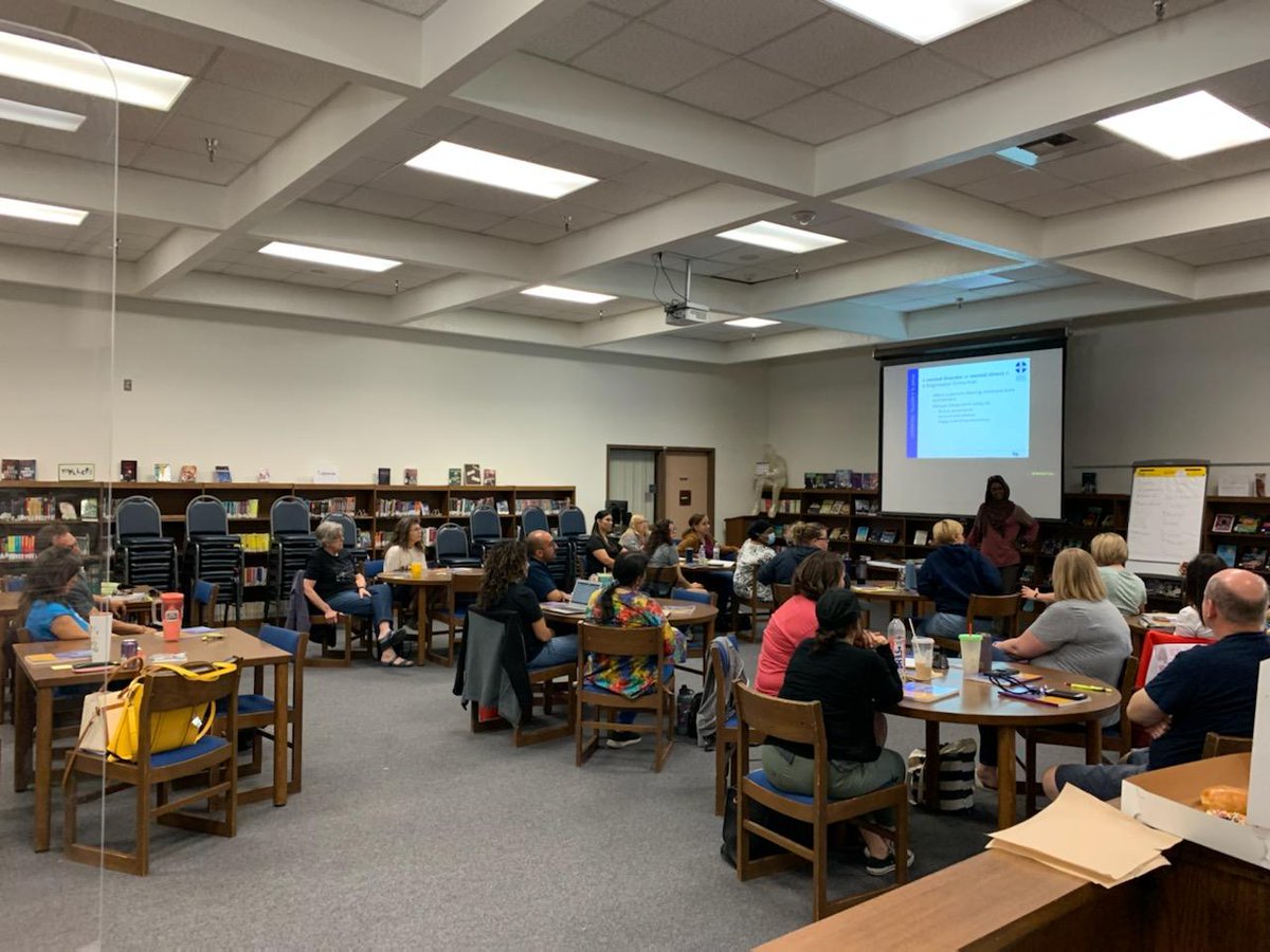 AJHSJaguars's tweet photo. Many of our #JagStaff spent their Saturday learning about Youth Mental Health First Aid. Thank you @notMYkidTweets for coming to campus to provide such an important and meaningful training. #WeAreChandlerUnified
@ChandlerUnified @CUSDCounseling https://t.co/6hLaZzP4zK