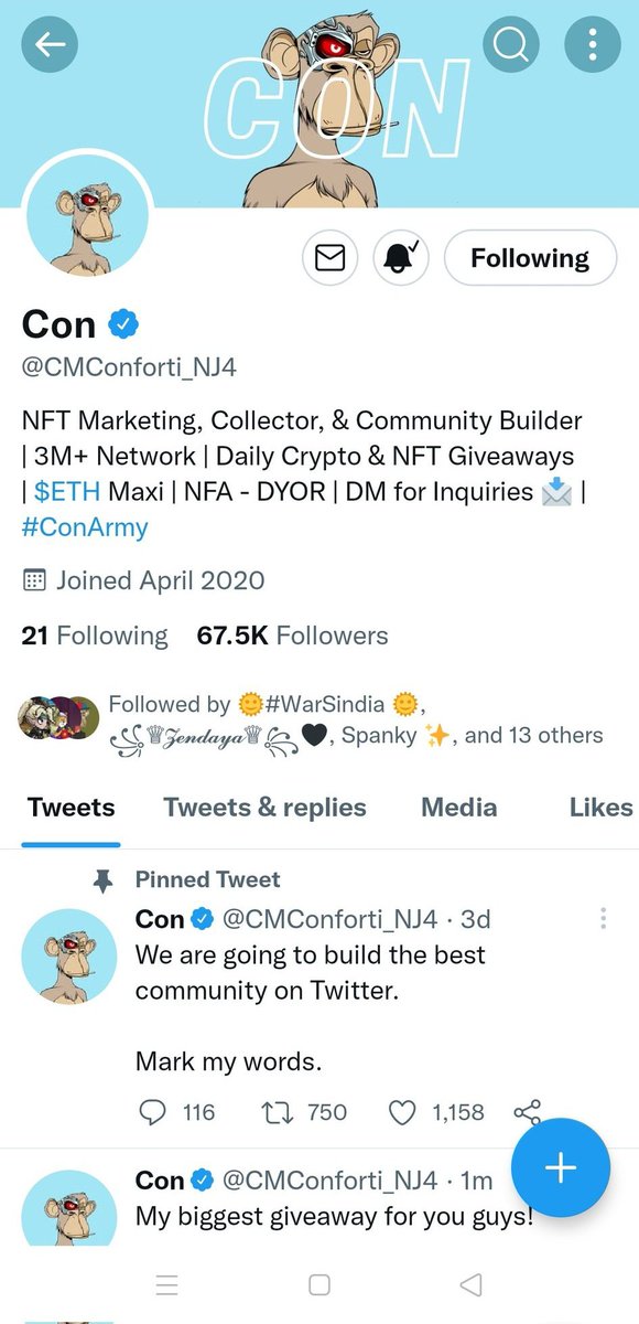 qizhueth's tweet image. Lfg #conarmy