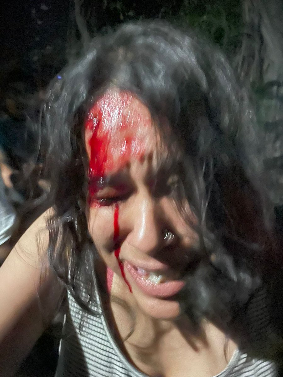 Runjhunsharmas's tweet photo. Tension in #JNU
- ABVP stops students in JNU hostel from having non Veg food
- ABVP assaults the mess secretary and other students.

Vai- JNUSU https://t.co/S3mhr4NCJe