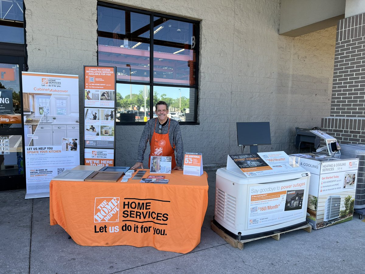 Come see Curt at the Beautiful #AltamonteSprings #HomeDepot for any of your home projects! #Kitchenremodel #BathroomRemodel #Flooring #Windows #Doors and much more!