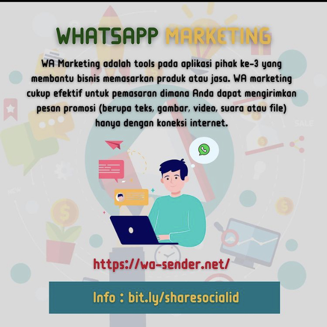 socialshareid's tweet photo. Ayo, promosi produk mu dengan SMS Masking dan Whatsapp blast, untuk info selanjutnya hubungi Nomor Whatsapp : +62 83195571376.

 #OurYUniverseKARINADay #iKONISBACK #11YearsWithBan https://t.co/0088Gfwcs8