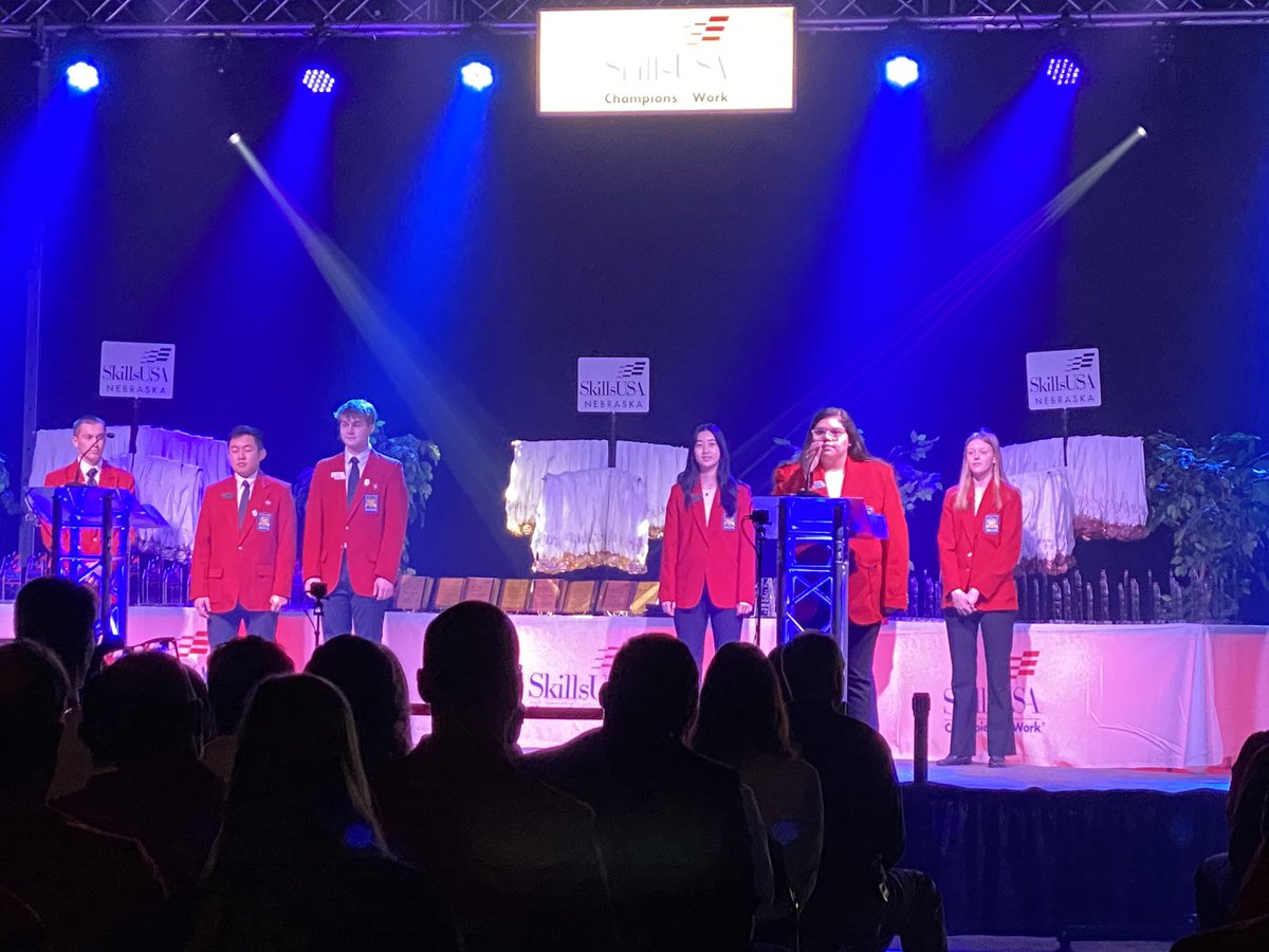 MrZweep's tweet photo. Louisville had a great experience at the  SkillsUSA Nebraska state conference. Congratulations to Jaylin Gaston who received a $250 Nebraska Trucking Scholarship #pride_purple #skillsusanebraska #lps_skillsusa #skillusa #lpslions #cementcity https://t.co/jgd1qBdlQi