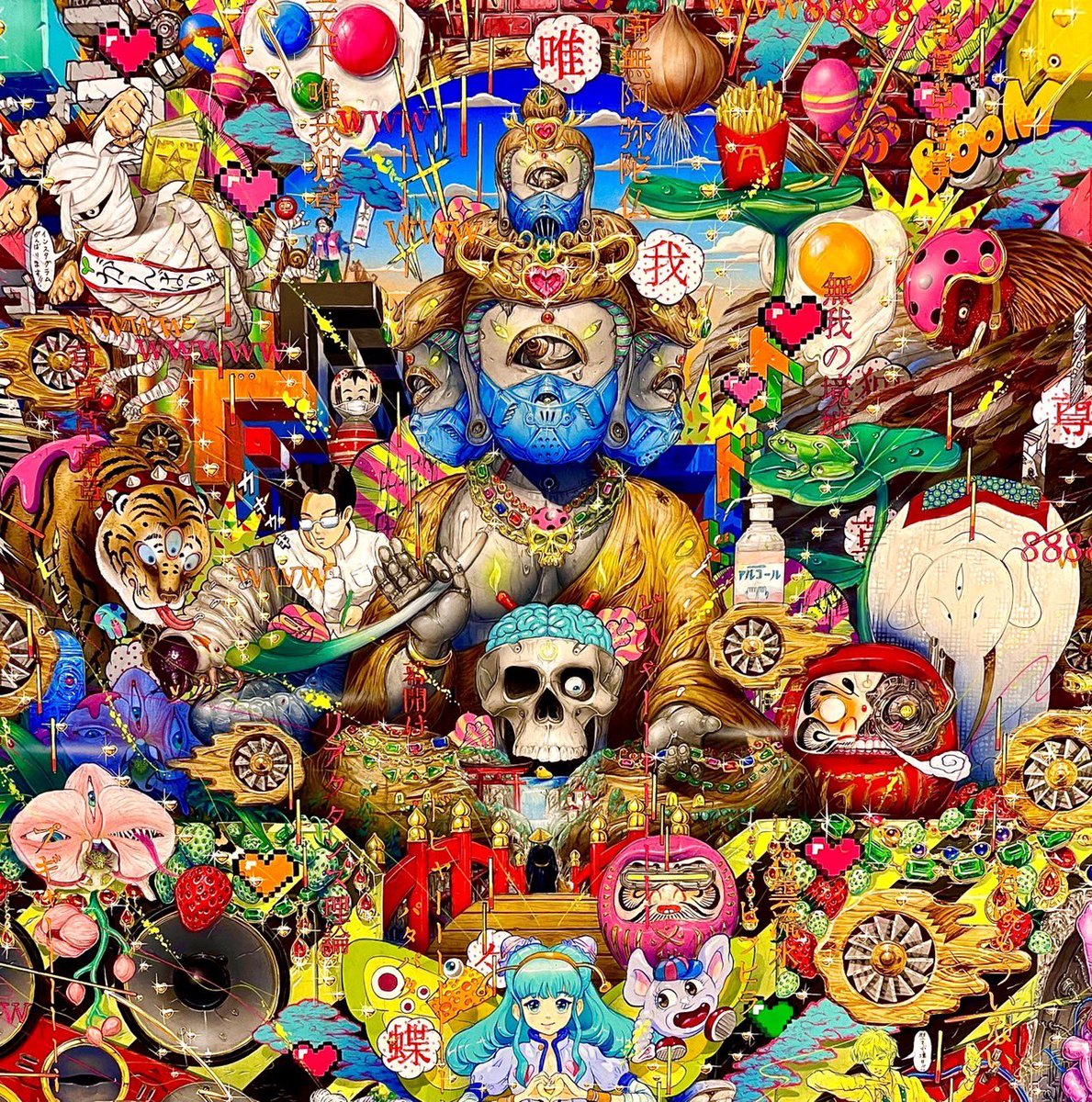 yasuto_sasada's tweet photo. 笹田靖人個展「#CHAOS」開催決定
ぜひ皆様のお越しをお待ちしております。
展示名:#笹田靖人　CHAOS
期間:2022年　4月23日(土)-5月14日(土）
 
場所:東京都品川区東品川1-32-8 TERADA ART COMPLEX 2F Contemporary Tokyo
時間:12:00-18:00
休館日:月曜日
公式サイト：https://t.co/YxIzKnHtW0 https://t.co/iKkVWoJTbL
