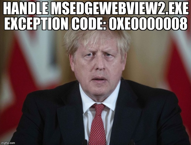 overflow_meme's tweet image. Handle msedgewebview2.exe Exception code: 0xe0000008 stackoverflow.com/questions/7178… #csharp #webview2 #uwp