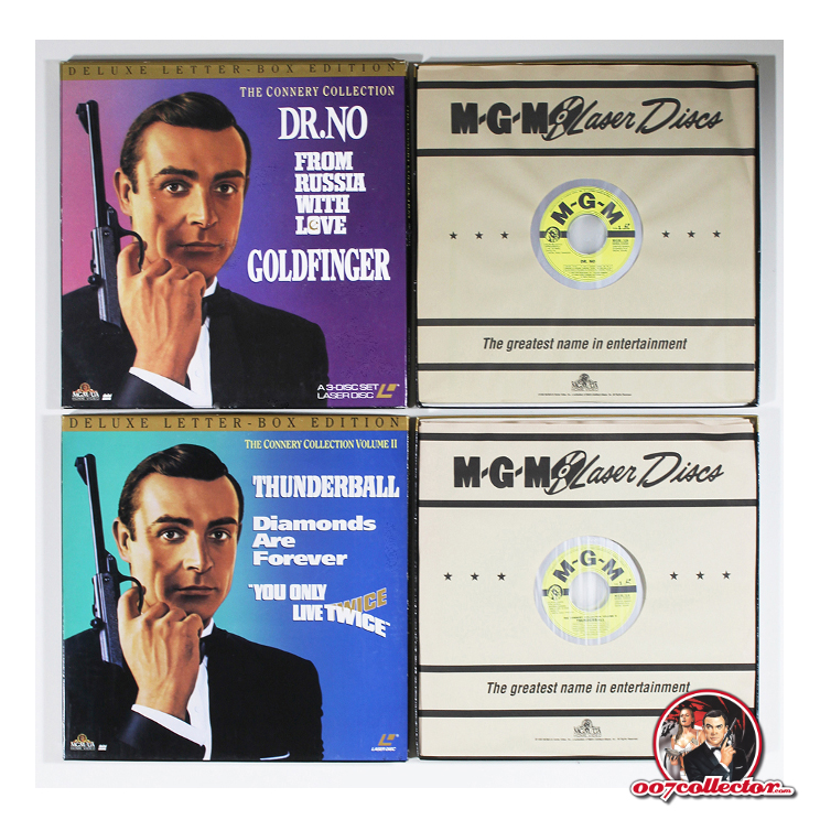007collector's tweet photo. American ‘The Connery Collection’ LaserDisc Editions published by MGM / United Artists 1992 &amp; 1993

This Week Collection Focus has been on ‚007 Mix‘

Find out more https://t.co/j5beR4od6Z

#jamesbond #seanconnery #laserdiscs #filmcollection #vintagestyle #007collector https://t.co/9gWr1Gvs0x