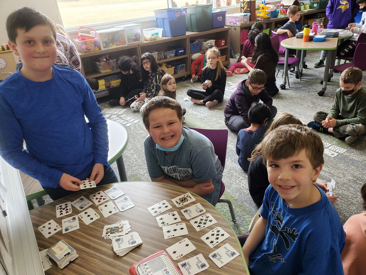 MHansenMN's tweet photo. Kinder Buddies with @mrsstrainkinder on Friday.  4th graders wanted to know when we would meet again.  We've certainly missed these peer connections! Garbage was a hit. #BishopRPS #HansenLearn https://t.co/DnqEznEkQM
